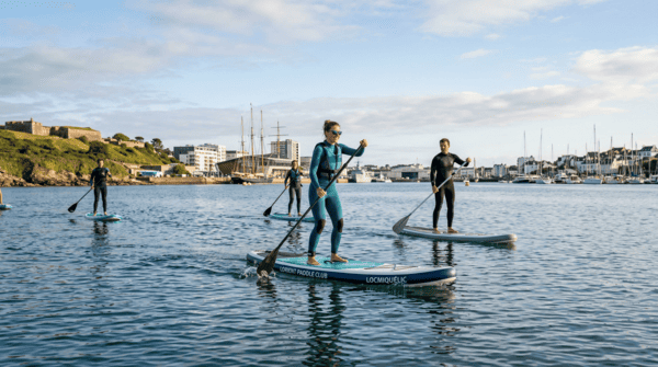 Stand-up paddle et kayak sur le Scorff