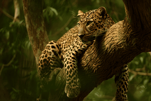 Panthère du Sri Lanka – Zoo de Pont-de-Scorff